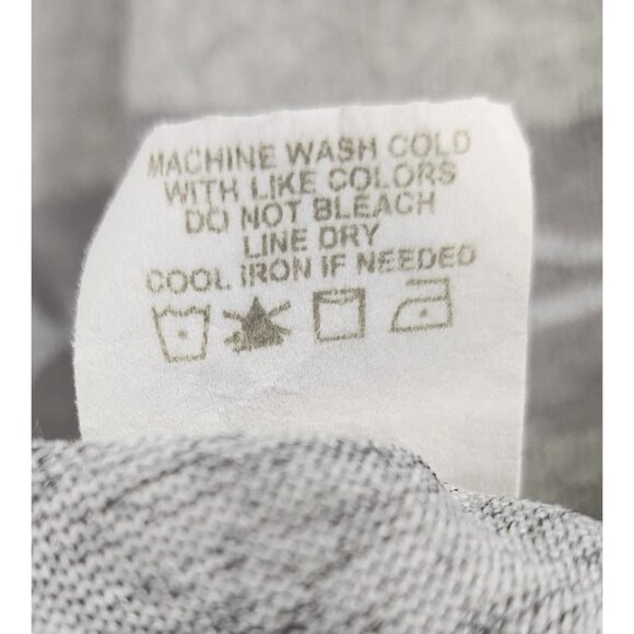 Living Doll Shirt Womens Large Gray Black Southwestern Long Sleeve Pullover Top - Picture 10 of 11